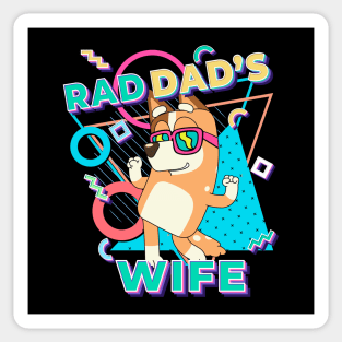 Bluey Mum, Rad Wife Sticker